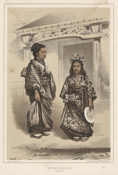 Mother and Child (Simoda) by Eliphalet Brown